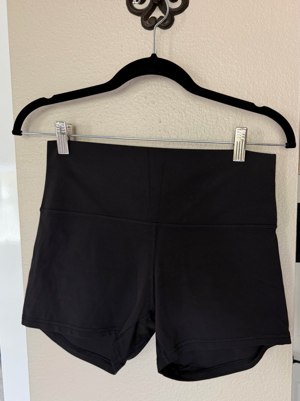 lululemon Align Black High-Rise 4” Shorts - size 10 - Black